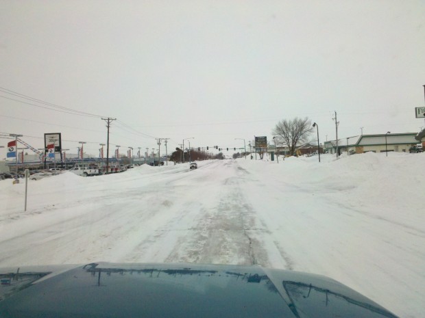 snow road